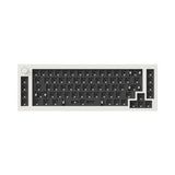 Keychron Q65 Max QMK VIA Wireless Custom Mechanical Keyboard black 65 Percent Layout for Mac Windows Linux barebone white