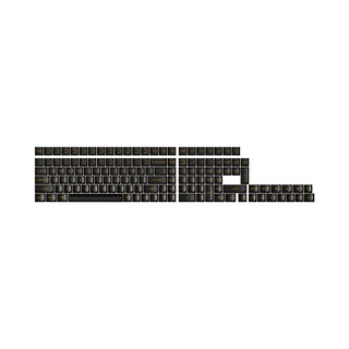 Zwart transparant OSA volledige set keycap-set