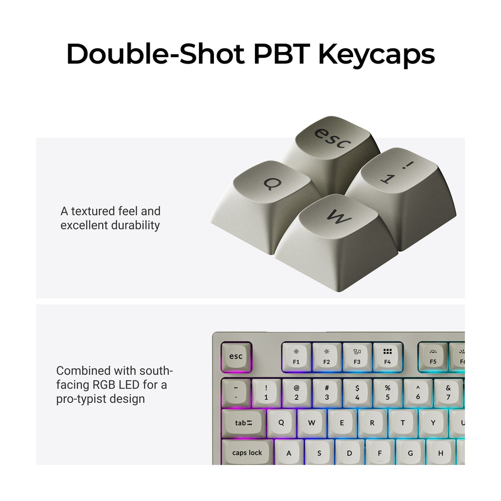 Keychron C1 Pro 8K QMK Wired Custom Mechanical Keyboard (US ANSI Layout)