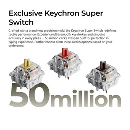 Keychron C1 Pro 8K QMK Bedraad Aangepast Mechanisch Toetsenbord (VS ANSI Indeling)