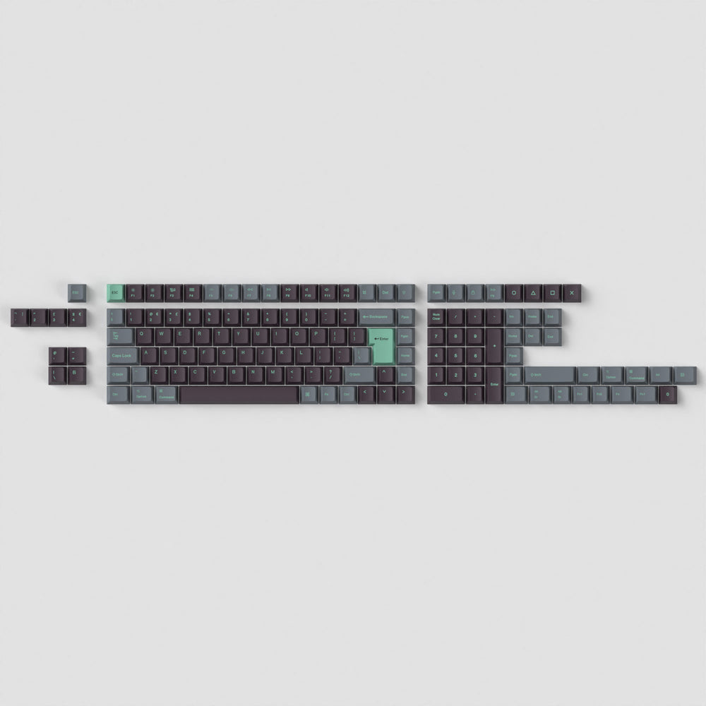 ISO Cherry Profile Dye-Sub PBT volledige set Keycap-set - Hacker Mint