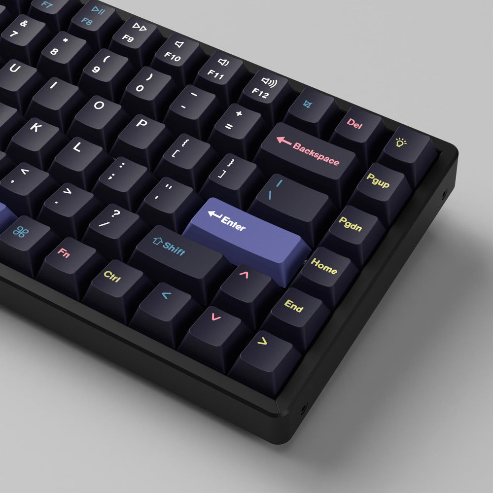 Cherry Profile Dye-Sub PBT Volledige Set Toetsenbordcaps - Cyber Developer