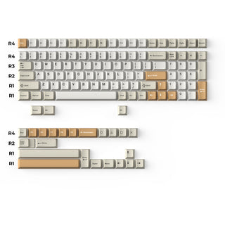Cherry Profile Double-Shot PBT Full Set Keycaps - Camel