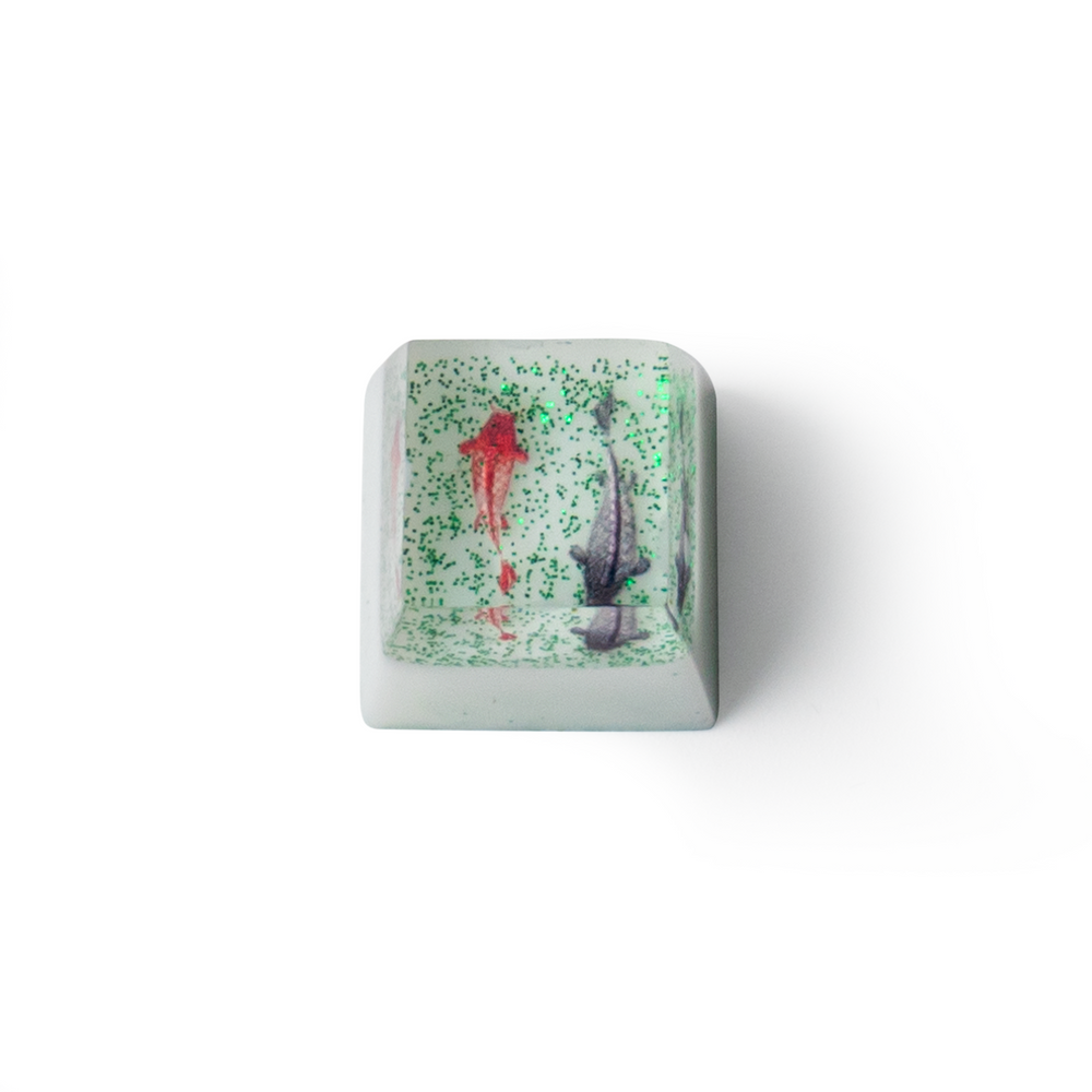 Elegante goudvishars ambachtelijke keycap