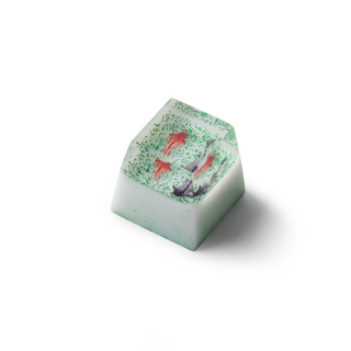 Elegante goudvishars ambachtelijke keycap