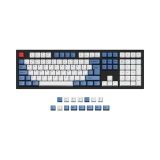 ISO & ANSI Q3 & Q4 & Q4 Pro & Q6 & Q6 Pro & V3 & V4 & V6 & K8 & K8 Pro OEM Dye-Sub PBT Keycap Set - Blue