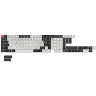 ISO Layout Profile Dye-Sub PBT Full Keycap Set - Black and White