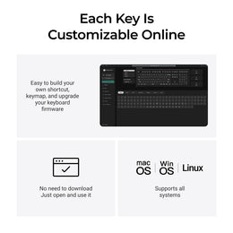 Keychron K10 Max QMK Draadloze Mechanische Toetsenbord (US ANSI Indeling)