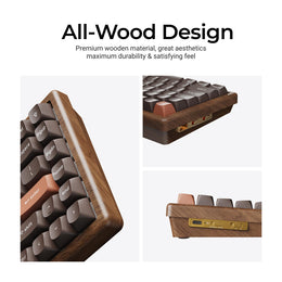 Keychron K2 HE Draadloze Magnetische Schakelaar Aangepaste Toetsenbord (All-Houten Speciale Editie) (US ANSI Indeling)