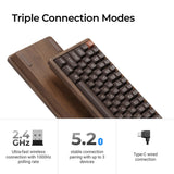 Keychron K2 HE Wireless Magnetic Switch Custom Keyboard (All-Wood Special Edition)  (US ANSI Layout)