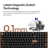Keychron K4 HE Wireless Magnetic Switch Custom Keyboard (US ANSI Layout)