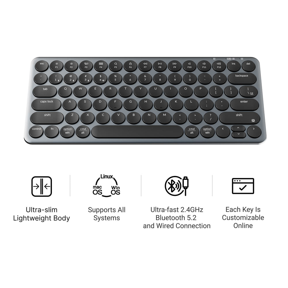 Keychron B3 Pro Ultra-Slim Wireless Keyboard (US ANSI Layout)