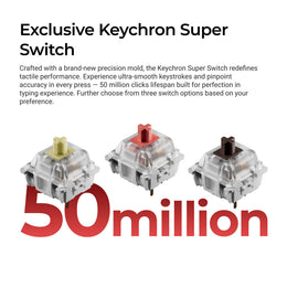 Keychron C3 Pro 8K QMK Bedrade Aangepaste Mechanische Toetsenbord (US ANSI Indeling)