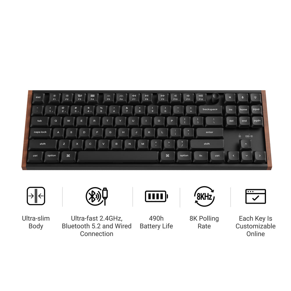 Keychron K3 Ultra 8K Draadloos Aangepast Mechanisch Toetsenbord (US ANSI Indeling)