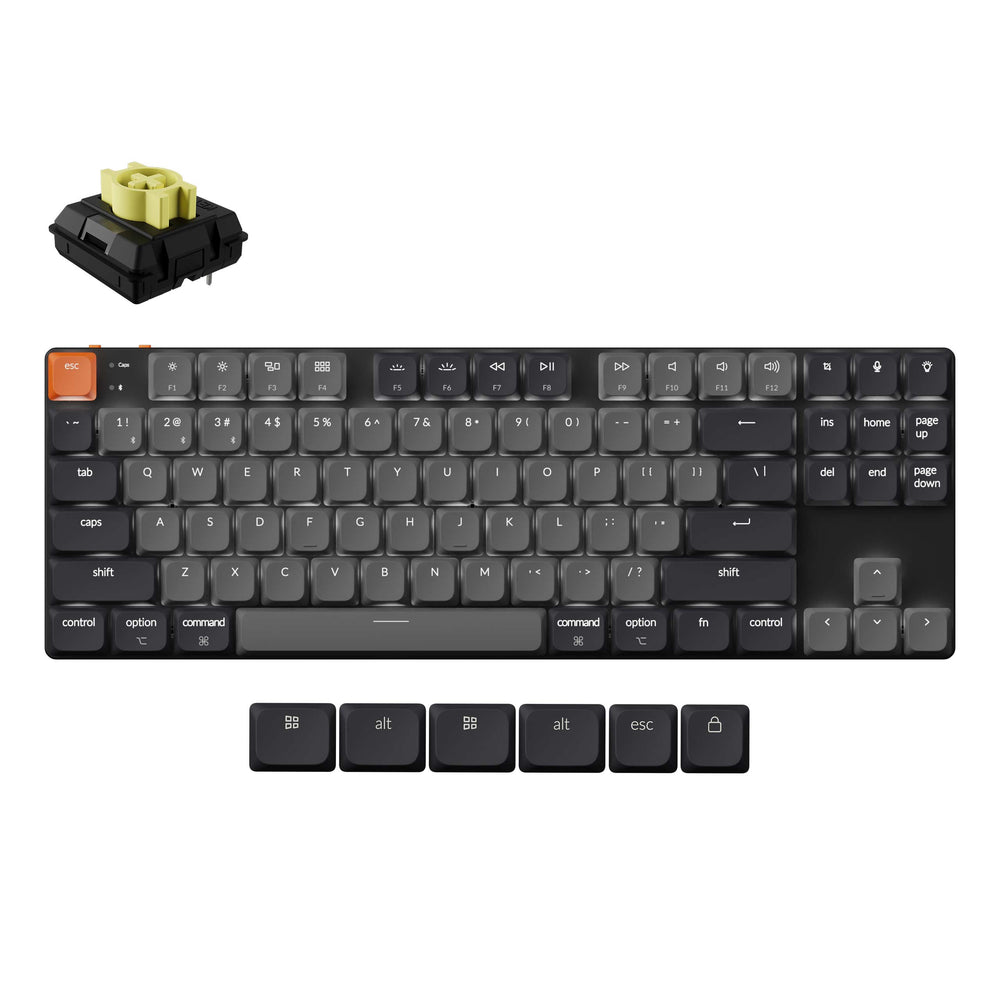 Keychron K1 QMK Draadloos Mechanisch Toetsenbord (Versie 6) (US ANSI Indeling)