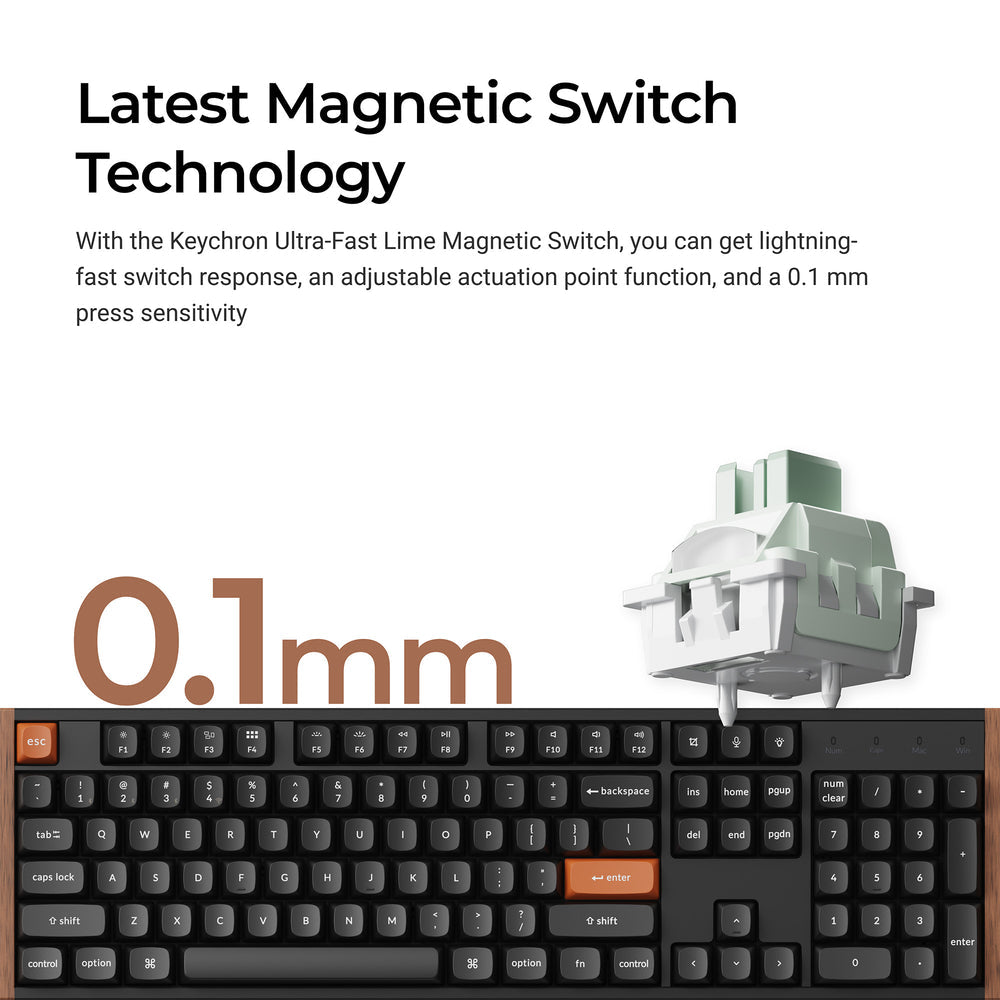 Keychron K10 HE Wireless Magnetic Switch Custom Keyboard ISO Layout Collection