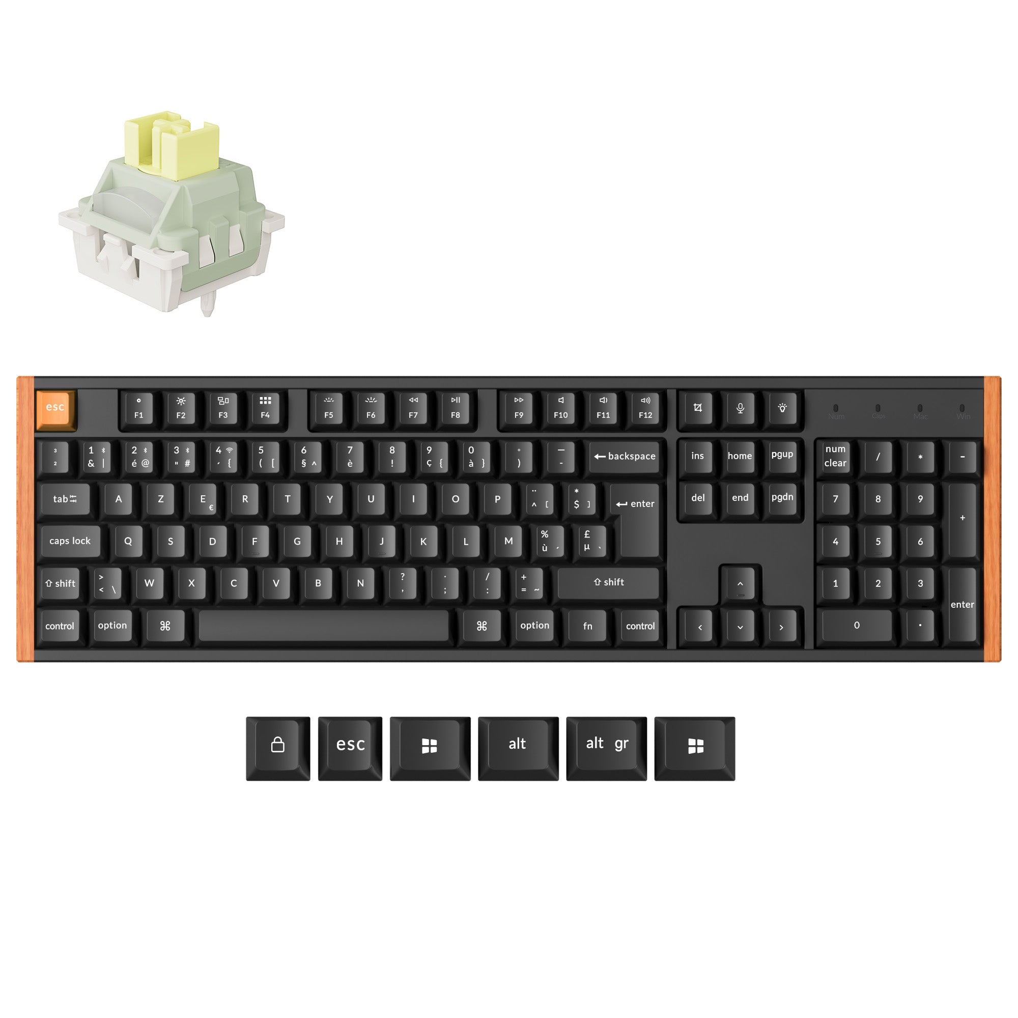 Keychron K10 HE Wireless Magnetic Switch Custom Keyboard ISO Layout Collection