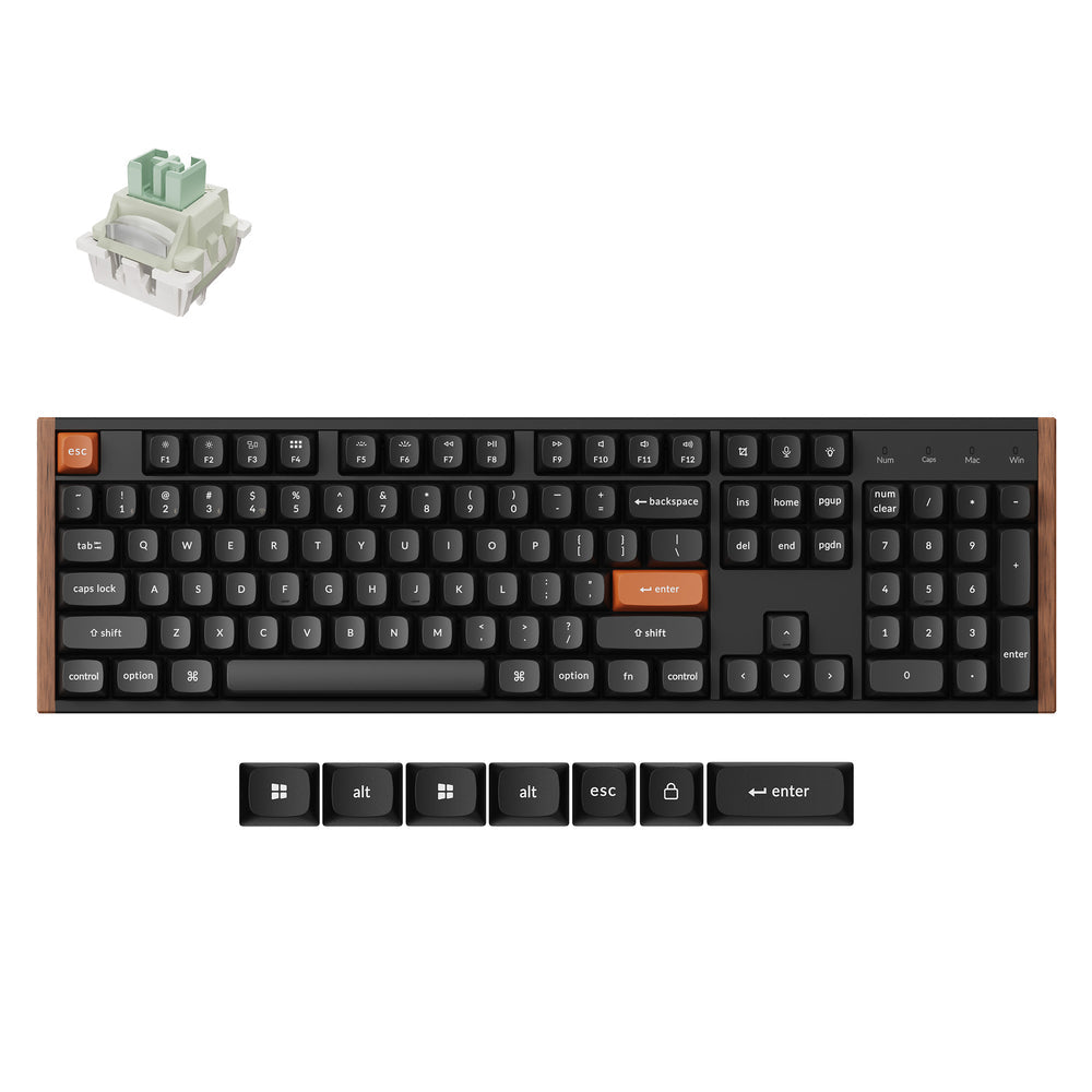 Keychron K10 HE Draadloze Magnetische Schakelaar Aangepast Toetsenbord (VS ANSI Indeling)