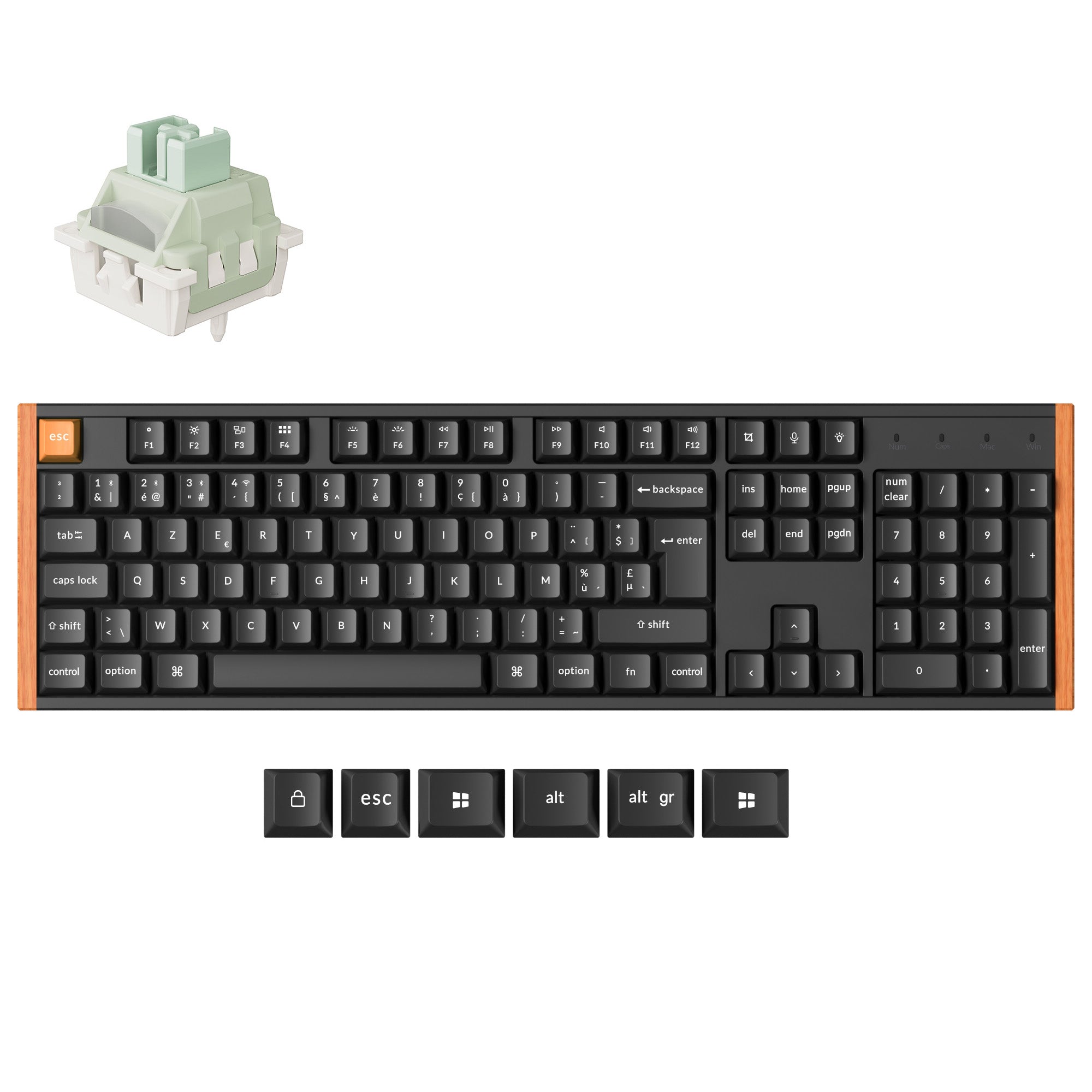 Keychron K10 HE Wireless Magnetic Switch Custom Keyboard ISO Layout Collection