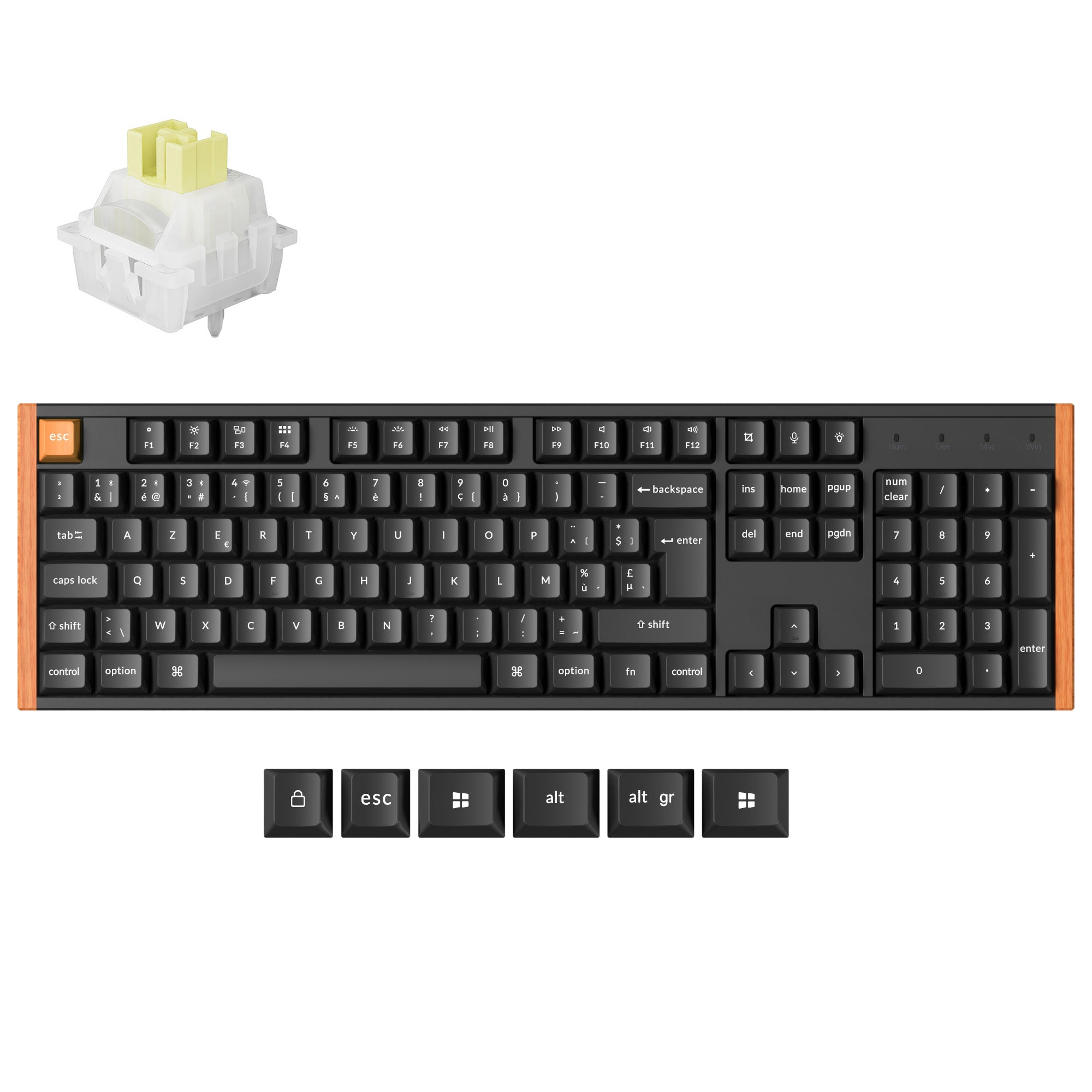 Keychron K10 HE Wireless Magnetic Switch Custom Keyboard ISO Layout Collection