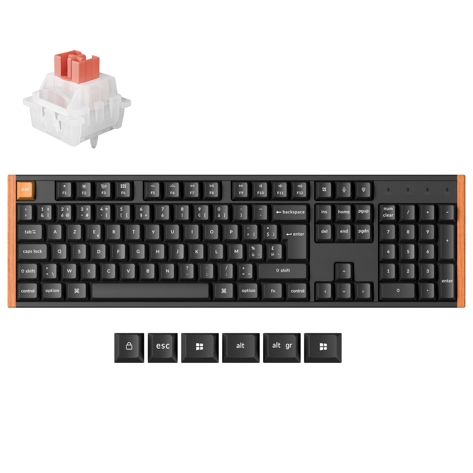 Keychron K10 HE Wireless Magnetic Switch Custom Keyboard ISO Layout Collection