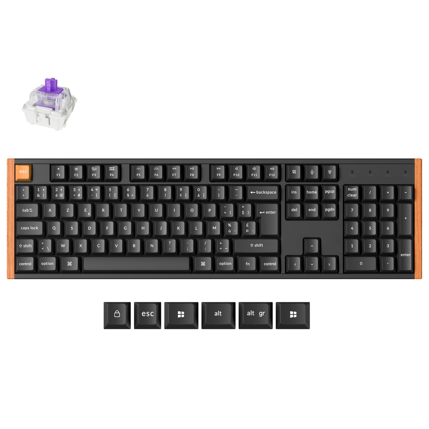 Keychron K10 HE Wireless Magnetic Switch Custom Keyboard ISO Layout Collection