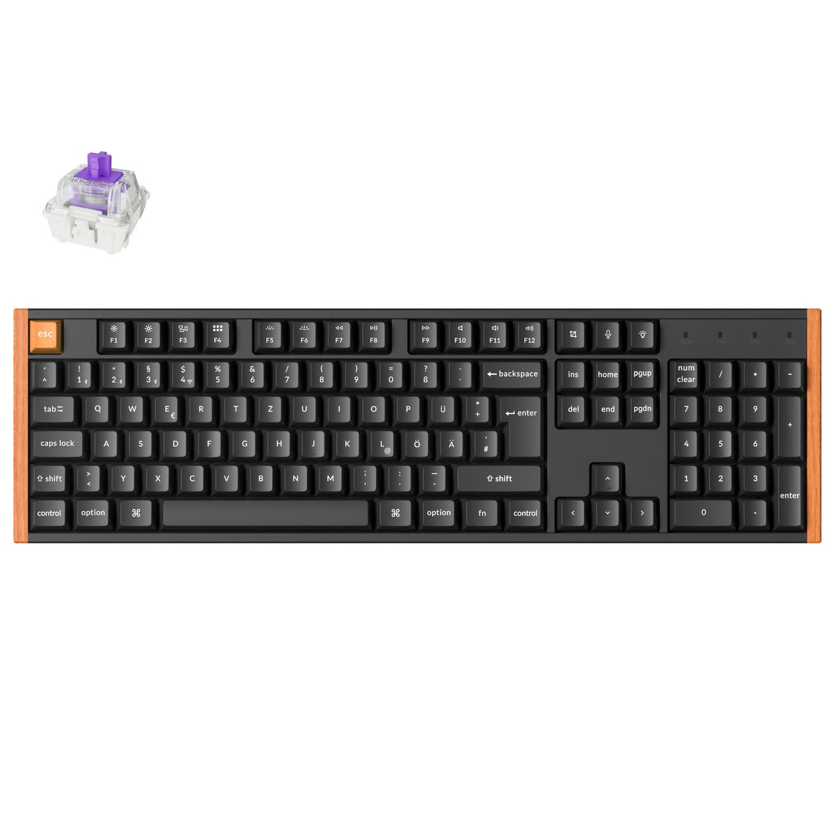 Keychron K10 HE Draadloze Magnetische Schakelaar Aangepast Toetsenbord ISO Indeling Collectie