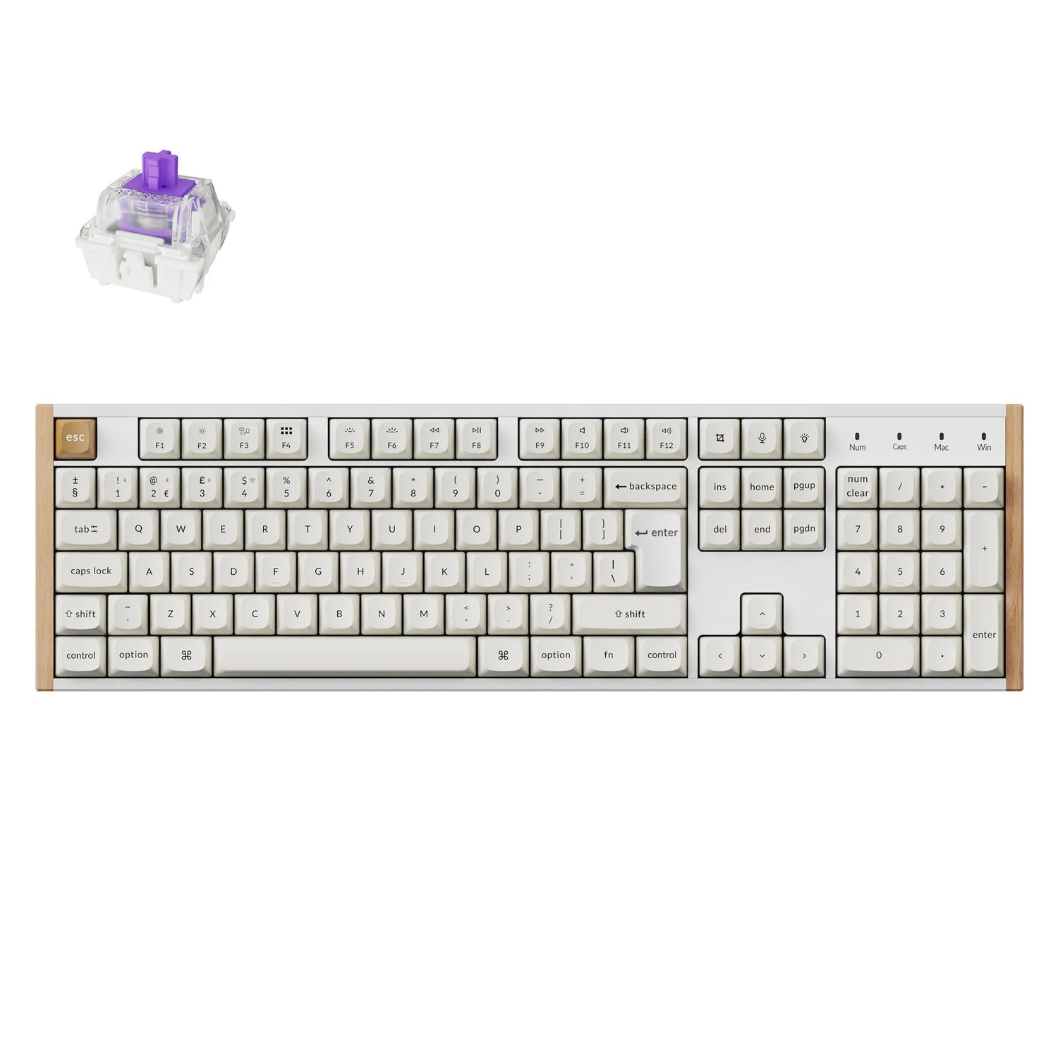 Keychron K10 HE Draadloos Magnetische Schakelaar Aangepast Toetsenbord ISO Indeling Collectie
