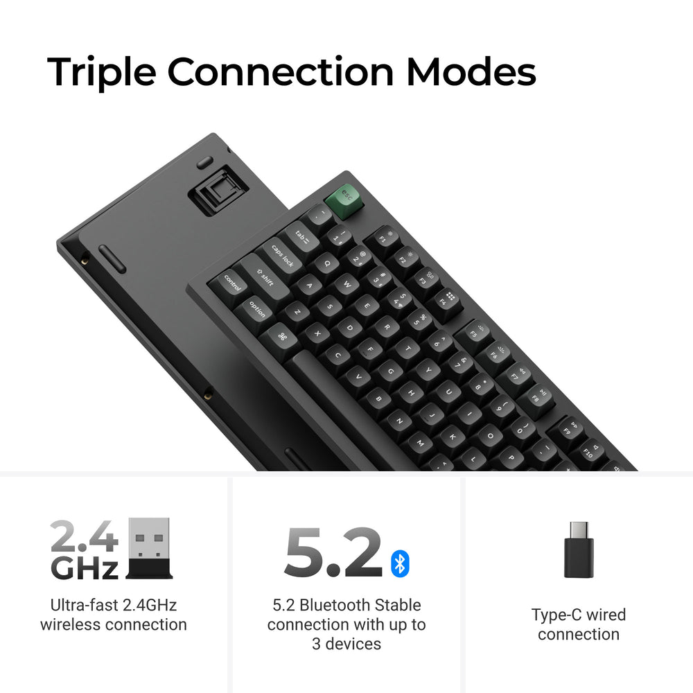 Keychron K10 Ultra 8K Wireless Custom Mechanical Keyboard ISO Layout Collection