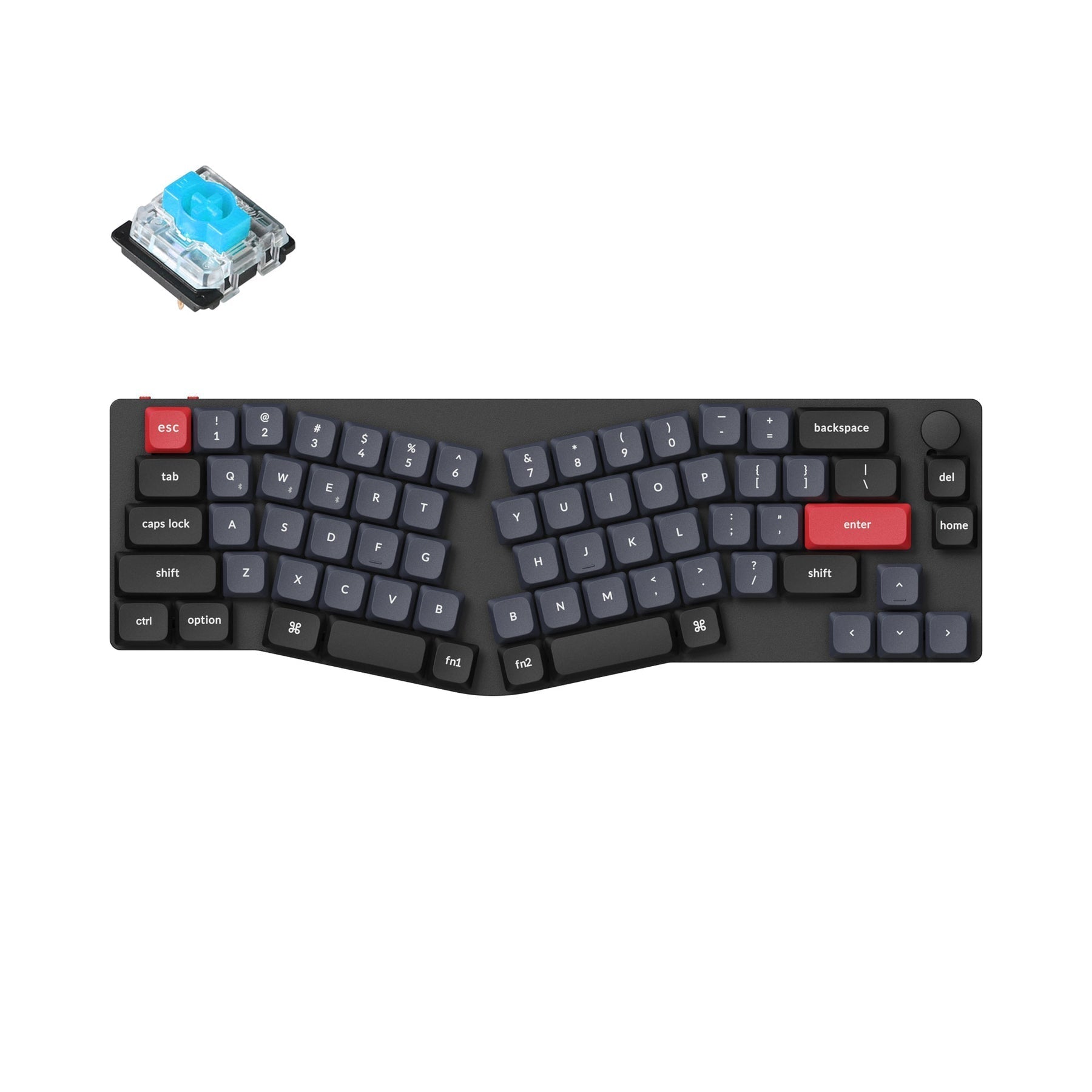 Keychron K11 Pro (Alice Layout) QMK/VIA Wireless Custom Mechanical Keyboard (US ANSI Layout)