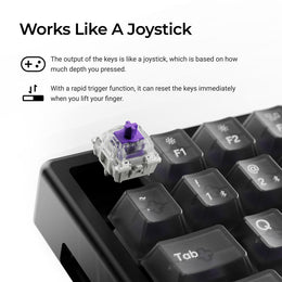 Keychron K2 HE Wireless Magnetic Switch Custom Keyboard - Resin Edition (US ANSI Layout)