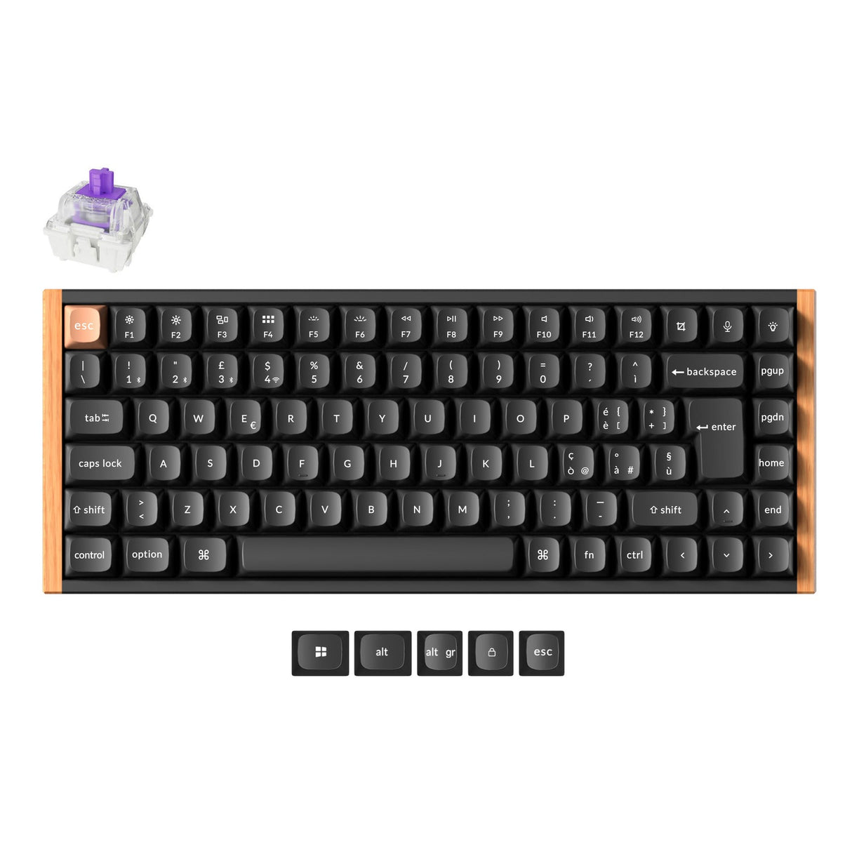 Keychron K2 HE Draadloos Magnetisch Schakelaar Aangepast Toetsenbord ISO Indeling Collectie
