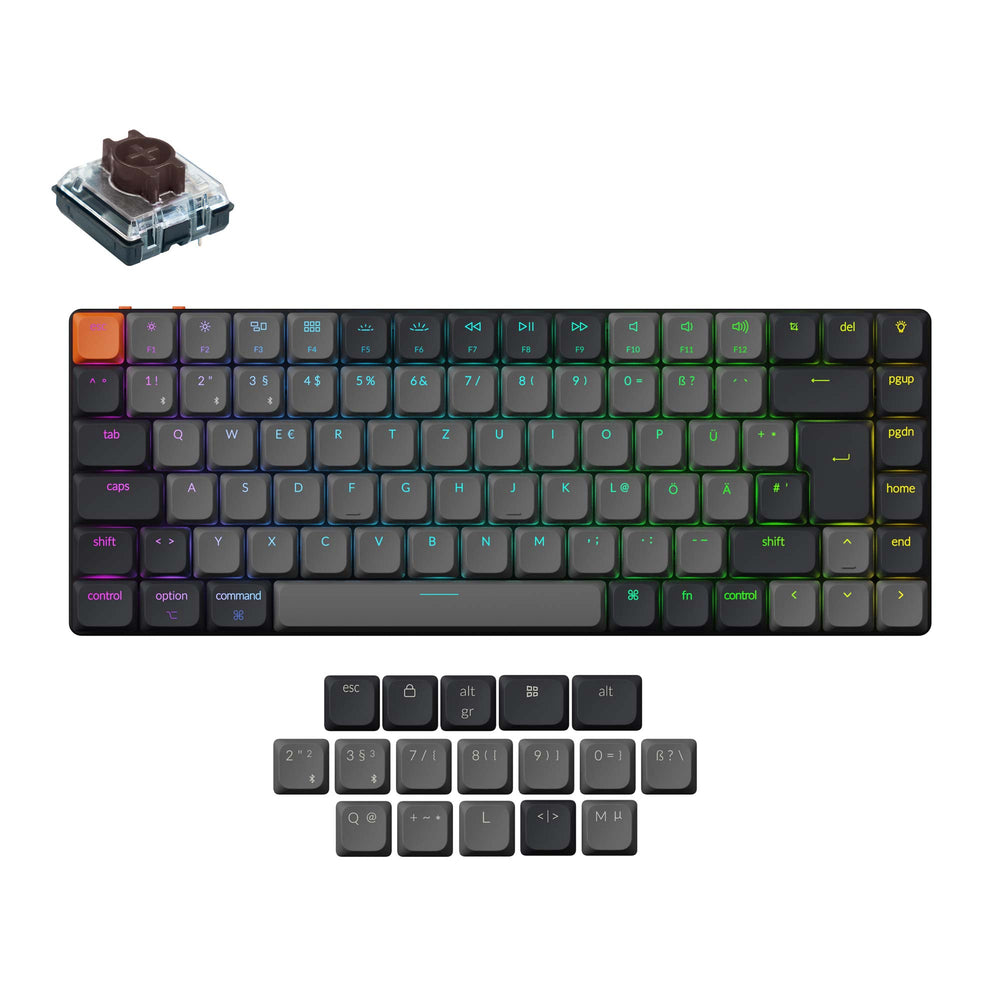 Keychron K3 QMK Wireless Mechanical Keyboard (ISO Layout) - Version 3