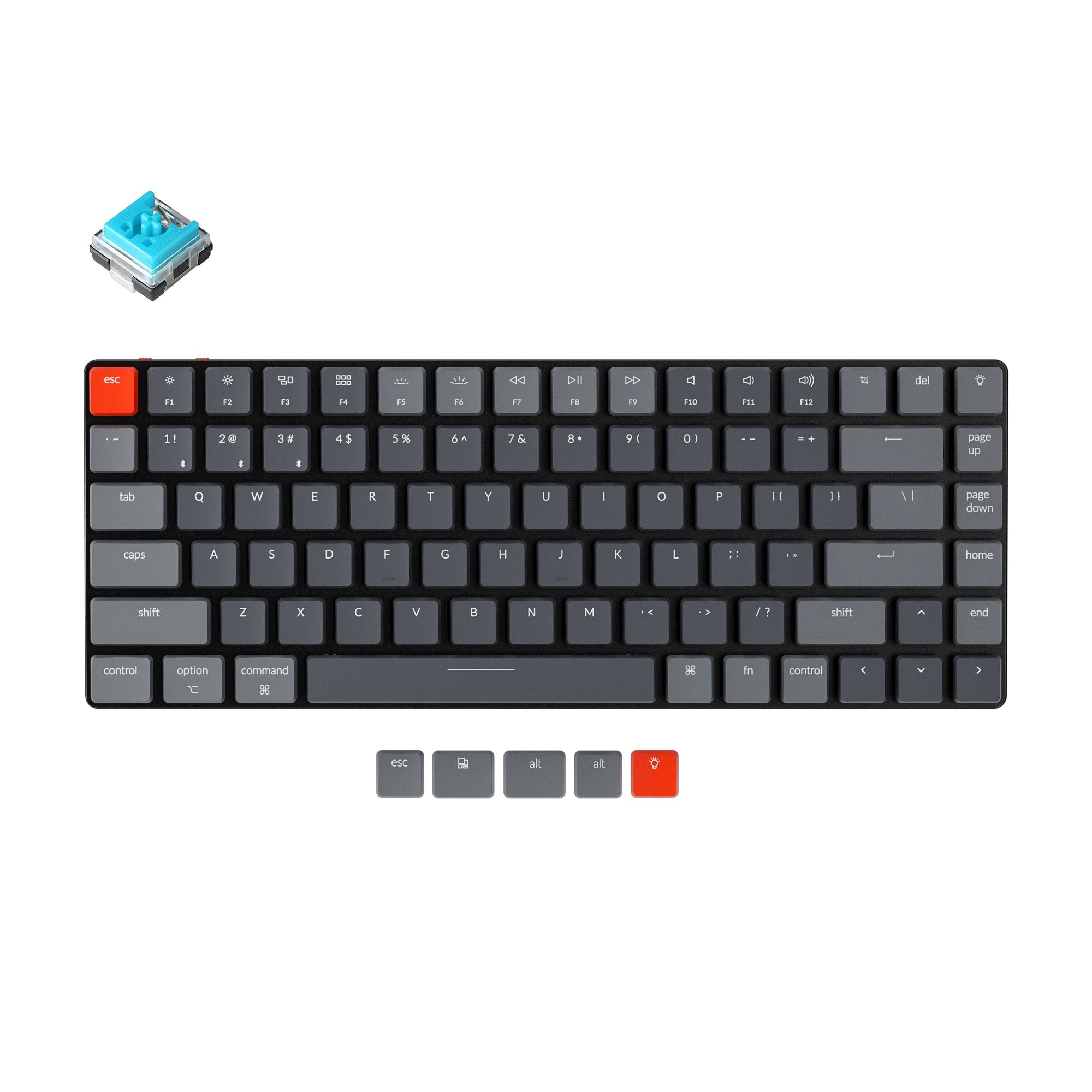 Keychron K3 Ultra-slim Wireless Mechanical Keyboard - Version 2 (US ANSI Layout)