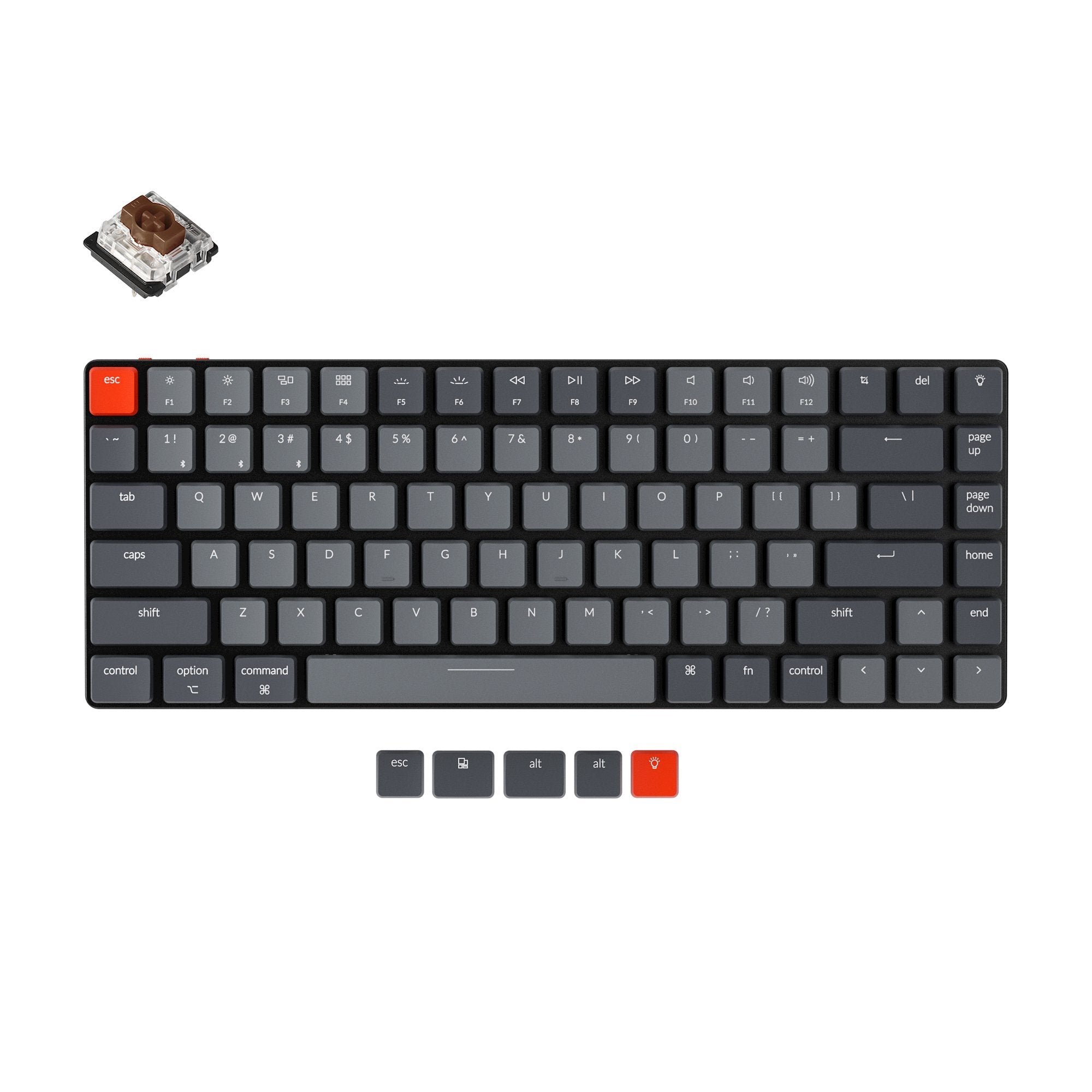 Keychron K3 Ultra-slim Wireless Mechanical Keyboard - Version 2 (US ANSI Layout)