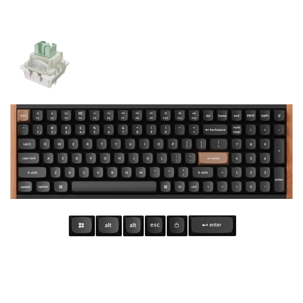 Keychron K4 HE Draadloos Magnetisch Schakelaar Aangepast Toetsenbord (US ANSI-indeling)
