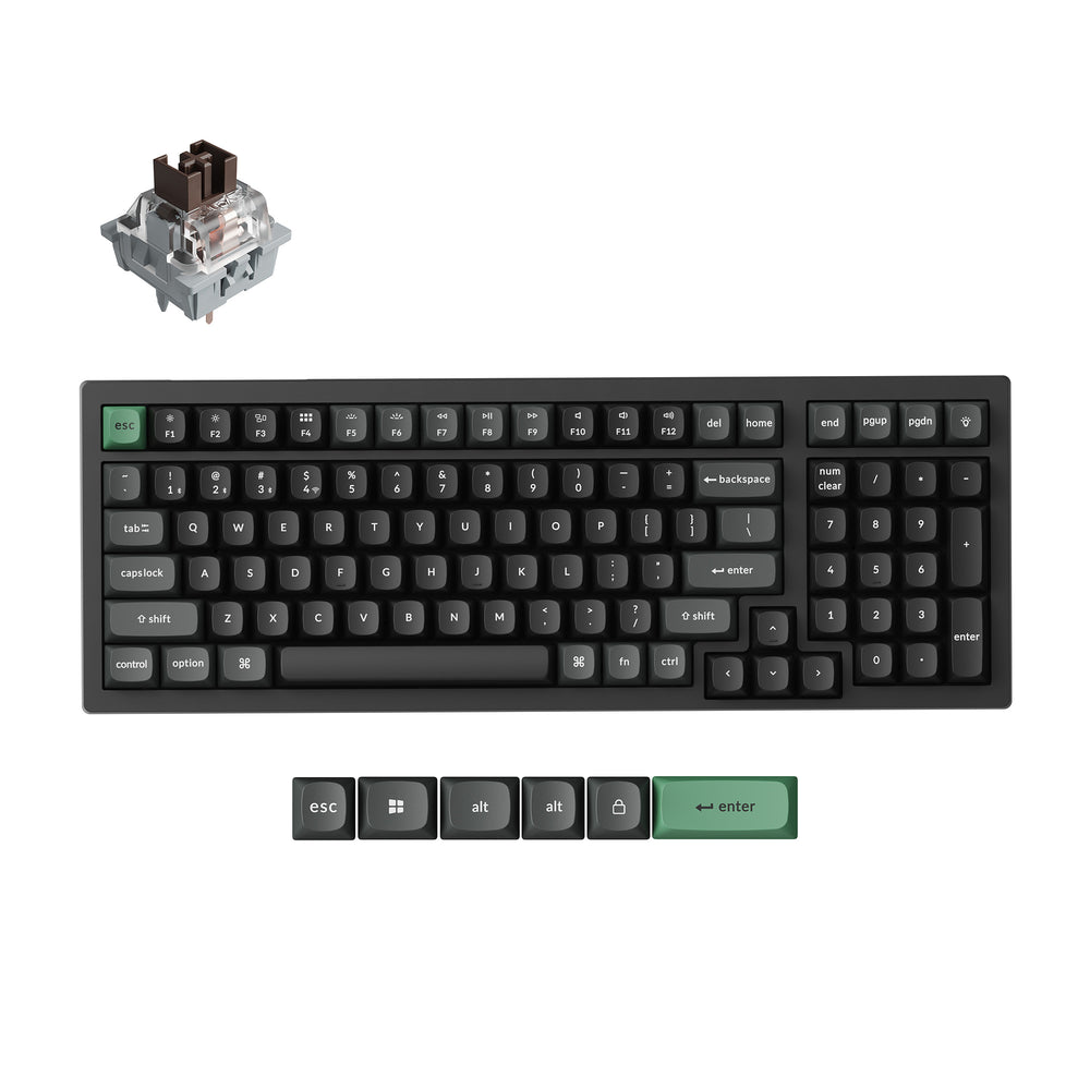 Keychron K4 Max QMK Draadloos Mechanisch Toetsenbord (US ANSI-indeling)