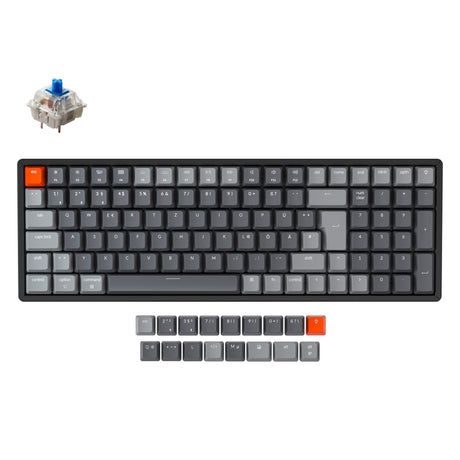 Keychron K4 draadloos mechanisch toetsenbord (Duitse ISO-DE-indeling) - Versie 2