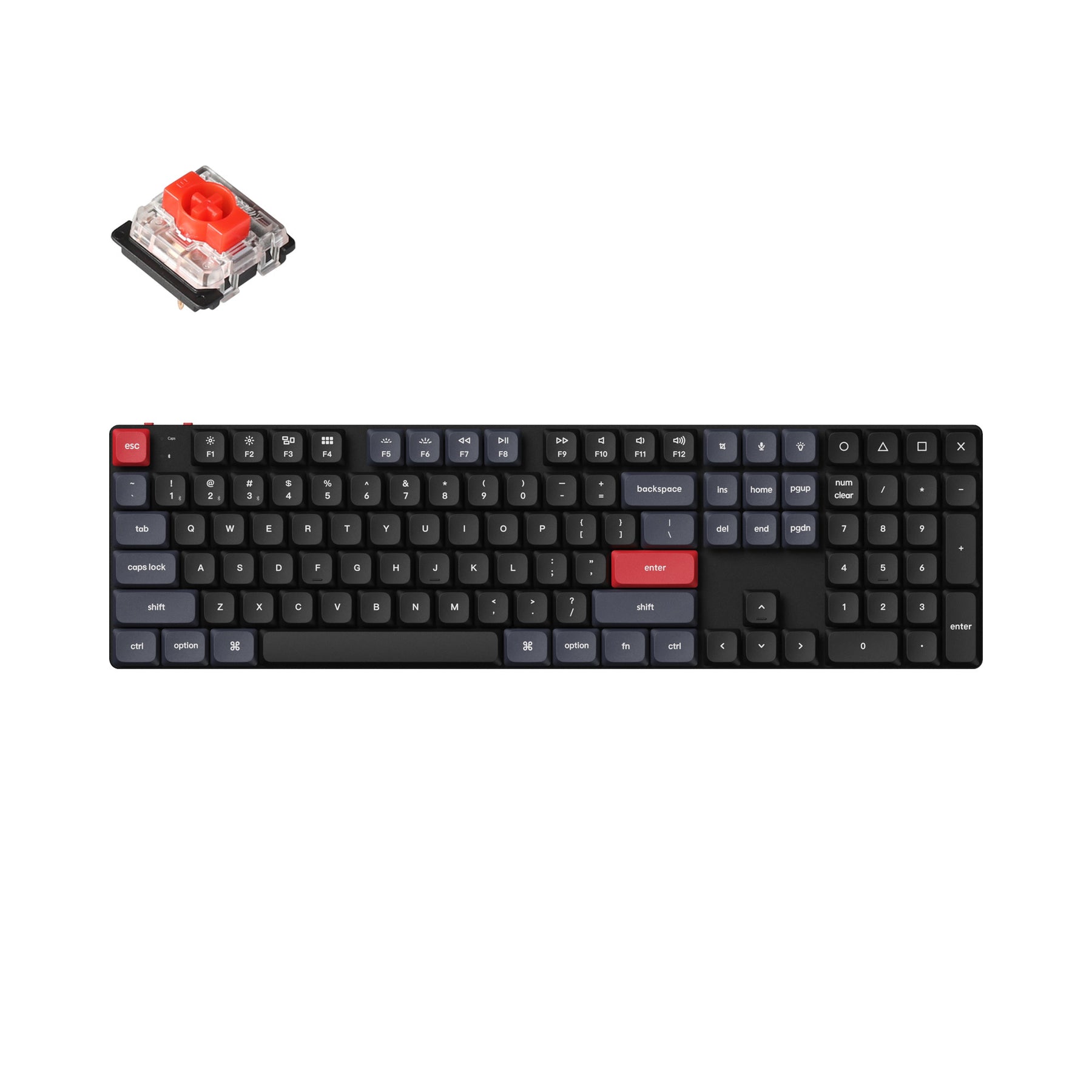 Keychron K5 Pro QMK/VIA Wireless Custom Mechanical Keyboard（US ANSI Layout）