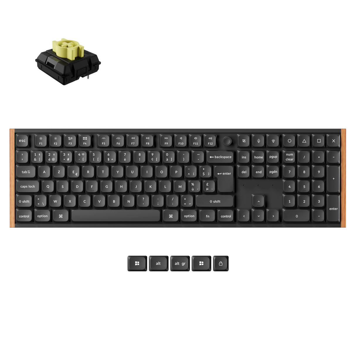 Keychron K5 Ultra 8K Wireless Custom Mechanical Keyboard ISO Layout Collection