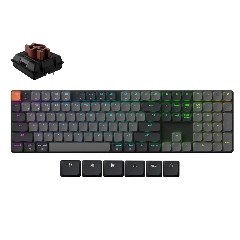Keychron K5 QMK Draadloos Mechanisch Toetsenbord (Versie 2) (US ANSI Indeling)