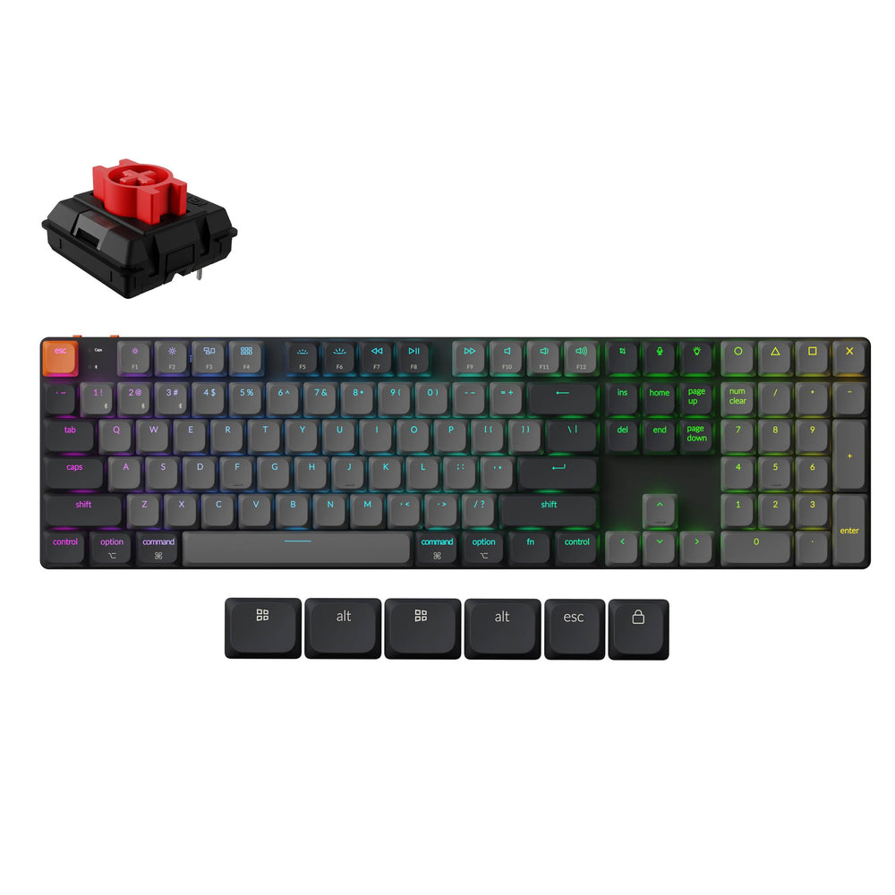 Keychron K5 QMK Draadloos Mechanisch Toetsenbord (Versie 2) (US ANSI Indeling)