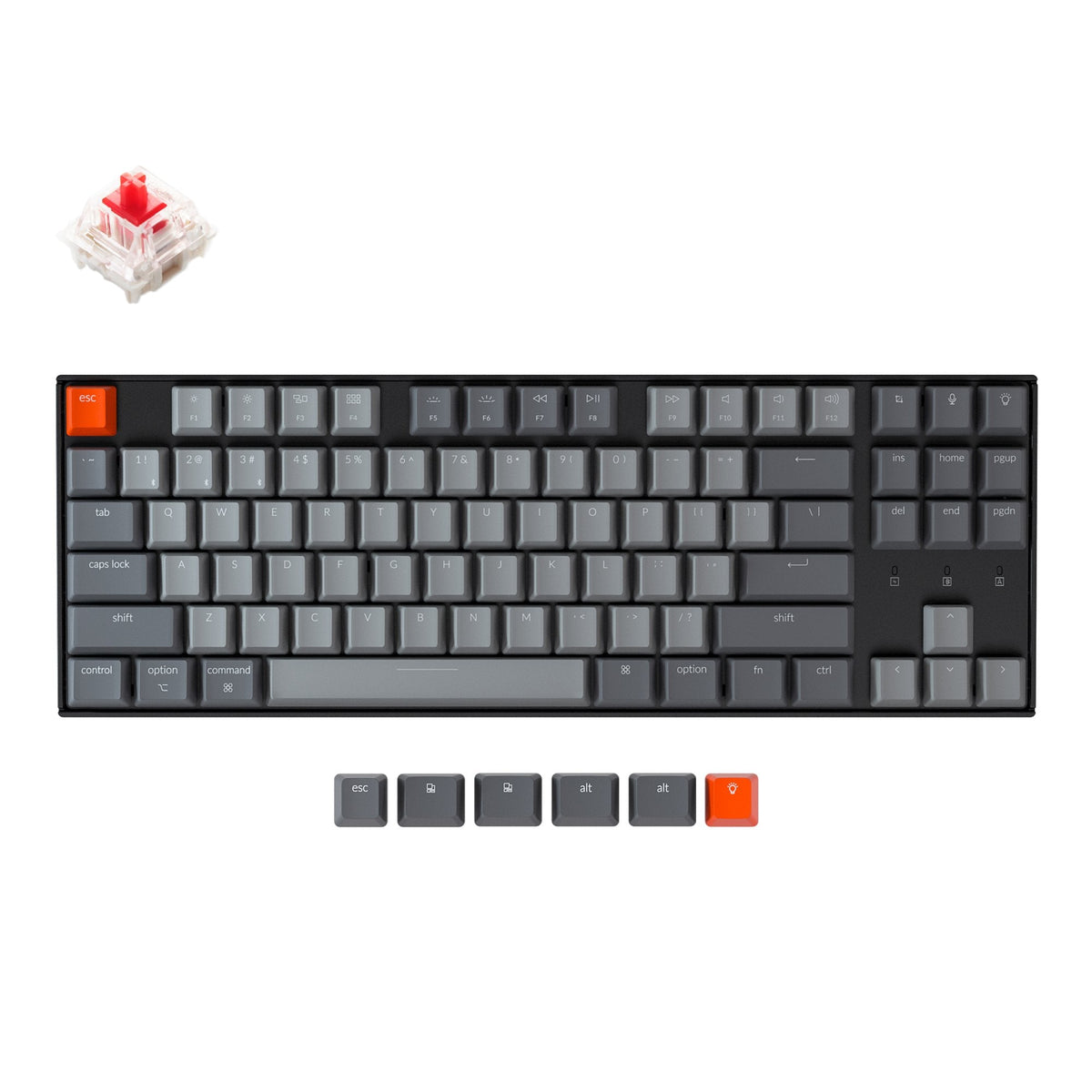 Compact Keyboard Ten Key Less Keychron K8 Tenkeyless Wireless Mechanical Keyboard – Keychron Belgium