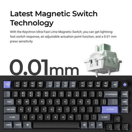 Keychron Q1 HE 8K Magnetic Switch Wired Keyboard (US ANSI Layout)