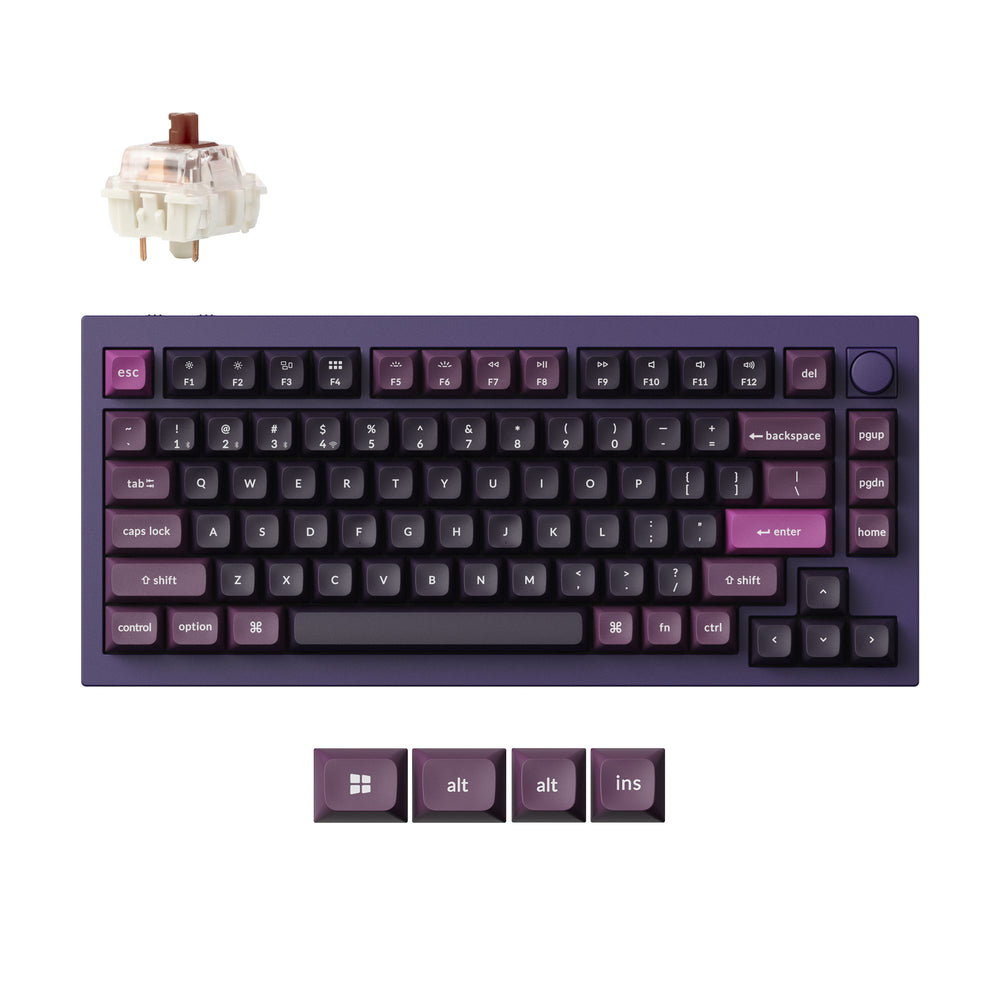 Keychron Q1 Max QMK/VIA Wireless Custom Mechanical Keyboard (US ANSI Layout)