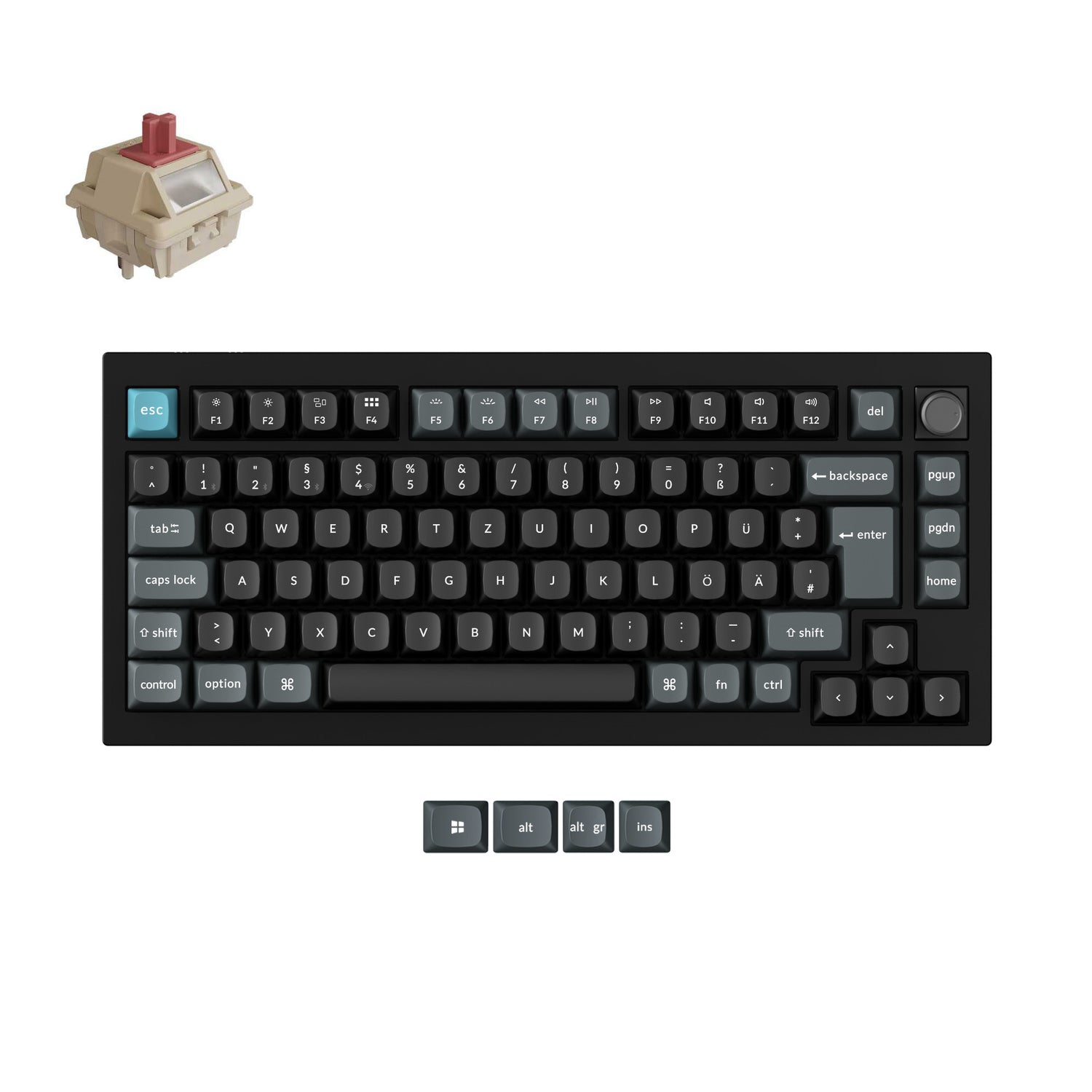 Keychron Q1 Ultra 8K Draadloze Aangepaste Mechanische Toetsenbord ISO Indeling Collectie