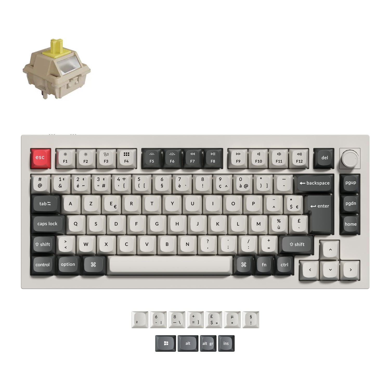 Keychron Q1 Ultra 8K Draadloze Aangepaste Mechanische Toetsenbord ISO Indeling Collectie