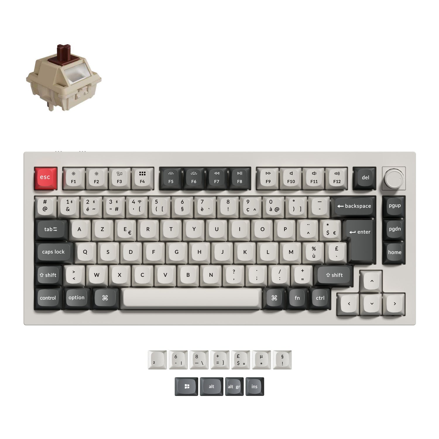 Keychron Q1 Ultra 8K Draadloze Aangepaste Mechanische Toetsenbord ISO Indeling Collectie