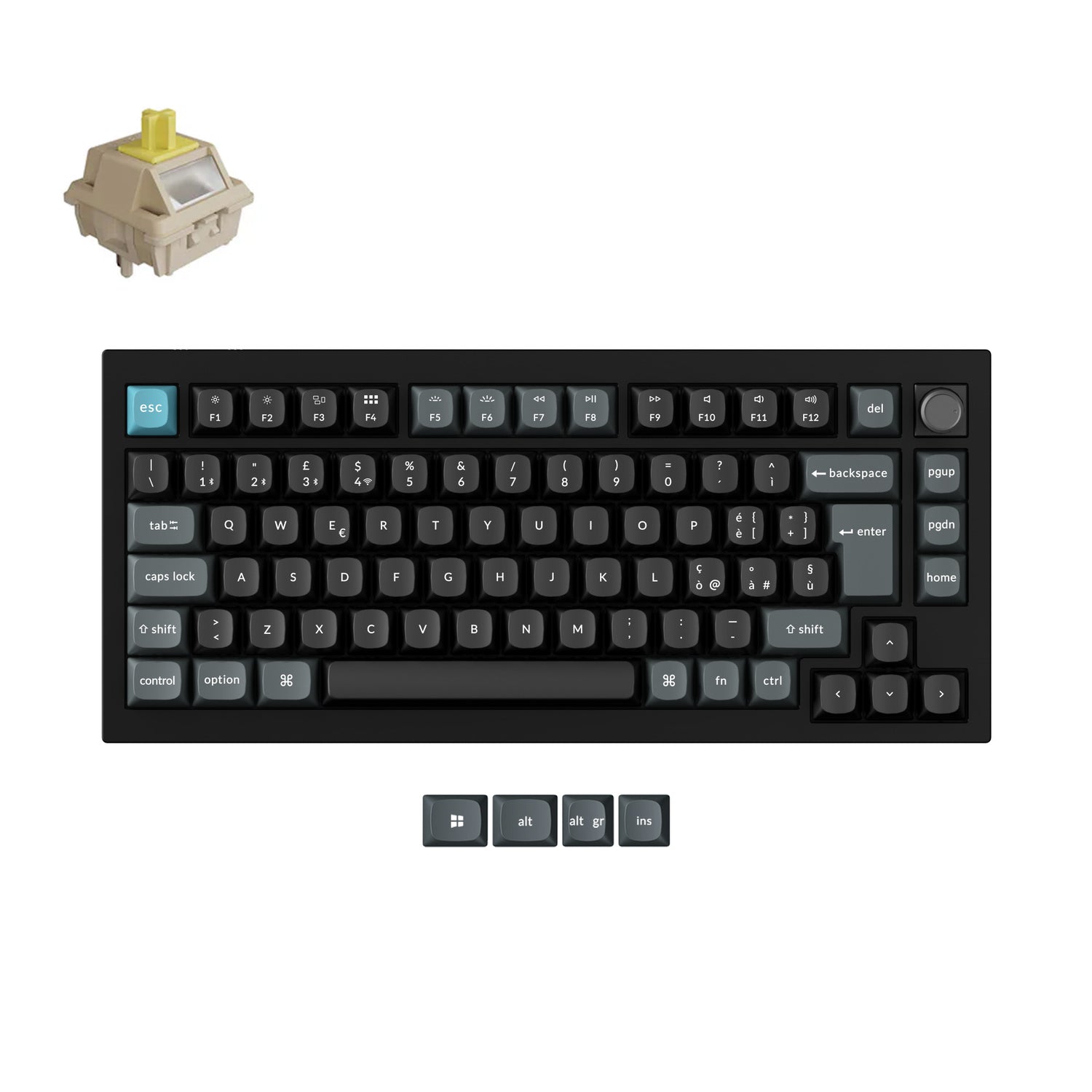 Keychron Q1 Ultra 8K Draadloze Aangepaste Mechanische Toetsenbord ISO Indeling Collectie