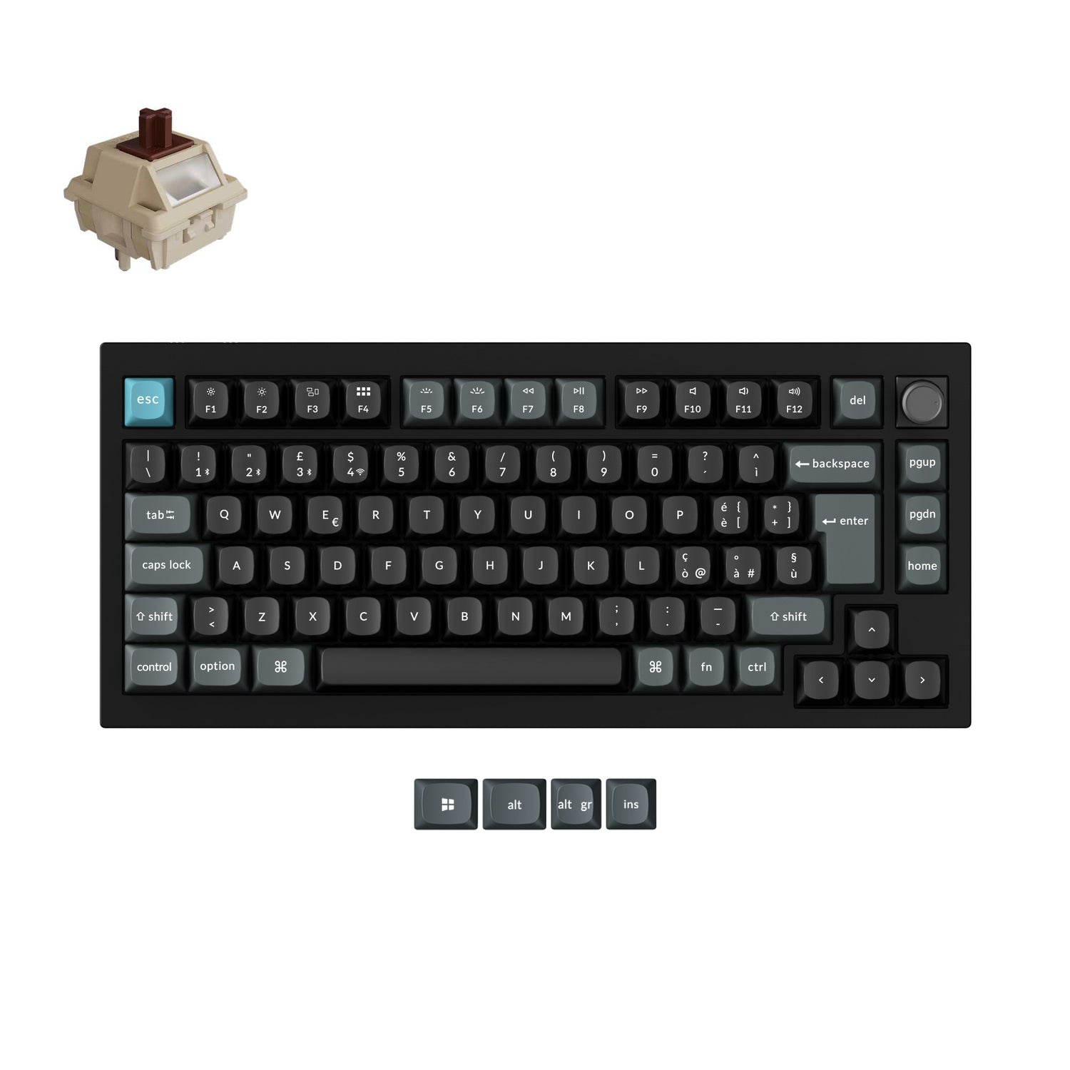 Keychron Q1 Ultra 8K Draadloze Aangepaste Mechanische Toetsenbord ISO Indeling Collectie